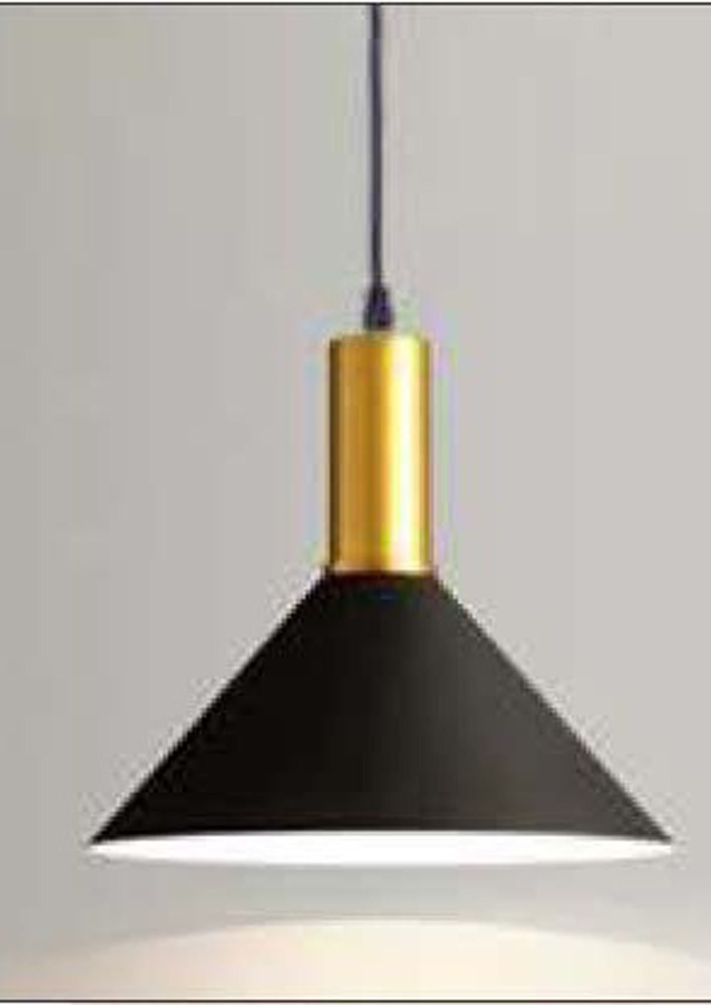 Beyond Lights - Black Pendant Lamp- GL